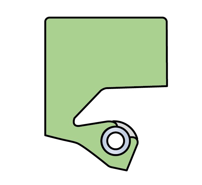 Манжетное уплотнение вала для тяжёлой промышленности