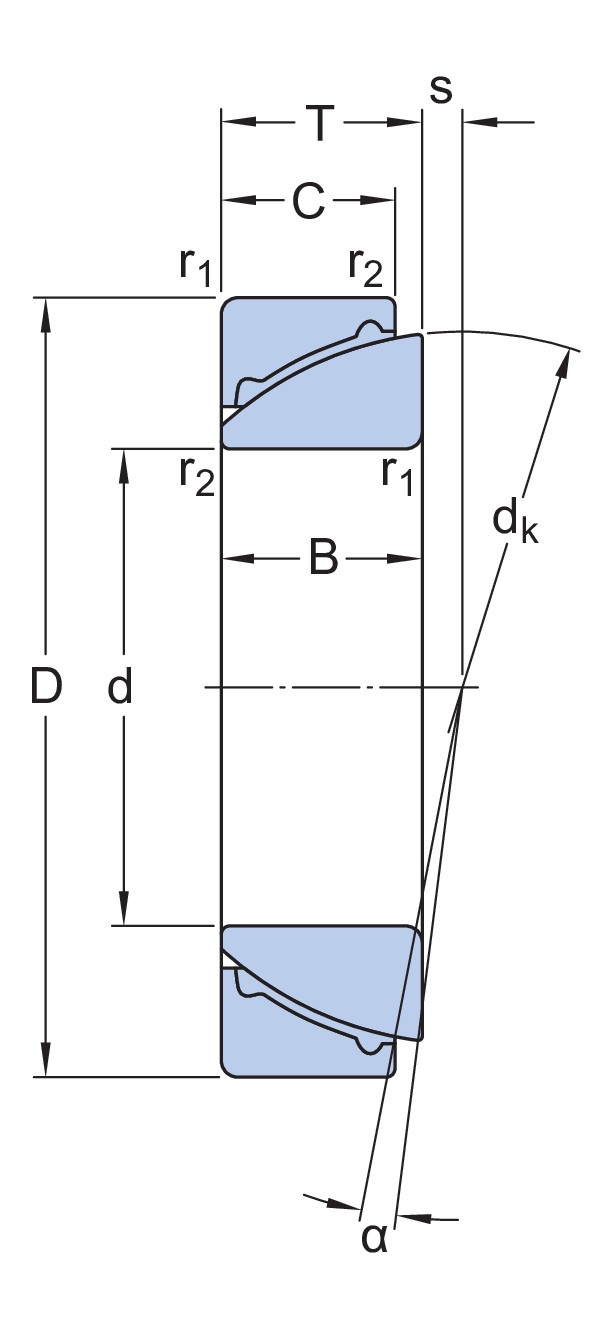 Радиально-упорный сферический подшипник скольжения