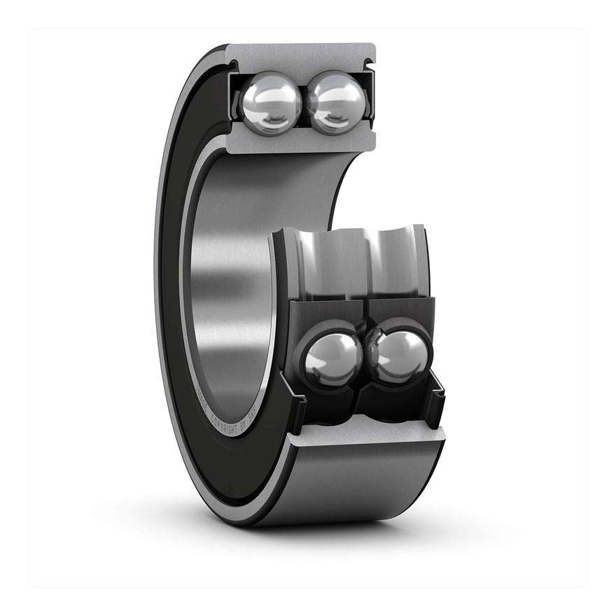 Двухрядный радиально-упорный шарикоподшипник с уплотнениями с обеих сторон