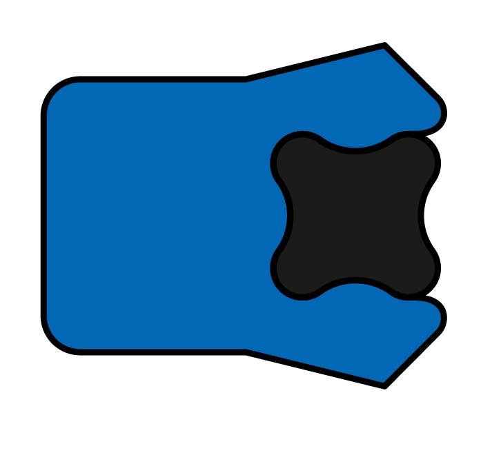 Симметричное гидравлическое уплотнение штока, с пружинным элементом