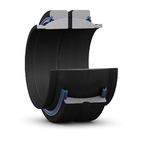 радиальный сферический подшипник скольжения, требует техобслуживания, с уплотнениями, метрические размеры gem 40 es-2rs