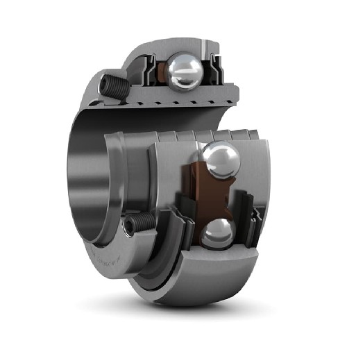 корпусный подшипник с фиксацией методом skf concentra ysp 206 sb-2f
