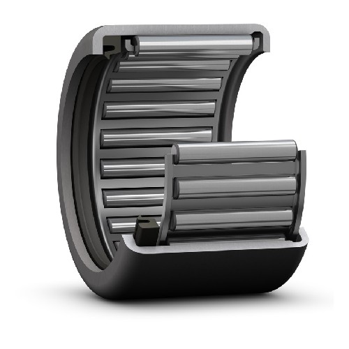 игольчатый роликоподшипник со штампованным наружным кольцом, открытыми торцами и встроенным уплотнением hk 1214 rs