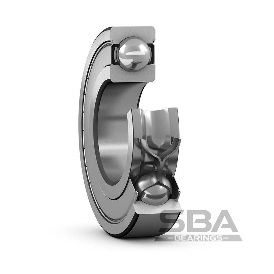 sba w 6204-2z радиальный шарикоподшипник из нержавеющей стали с встроенным уплотнением