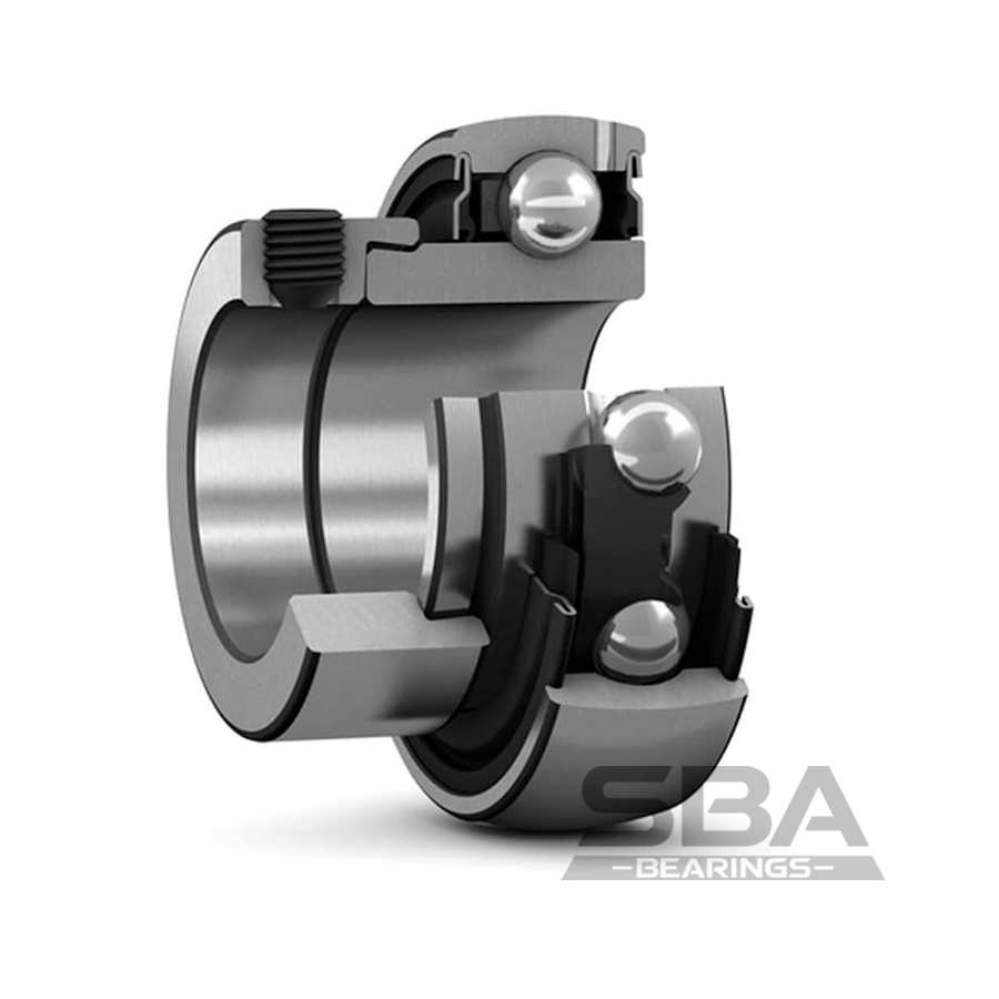 sba yet 205-100 корпусный подшипник с эксцентриковым стопорным кольцом и узким внутренним кольцом, тип peer