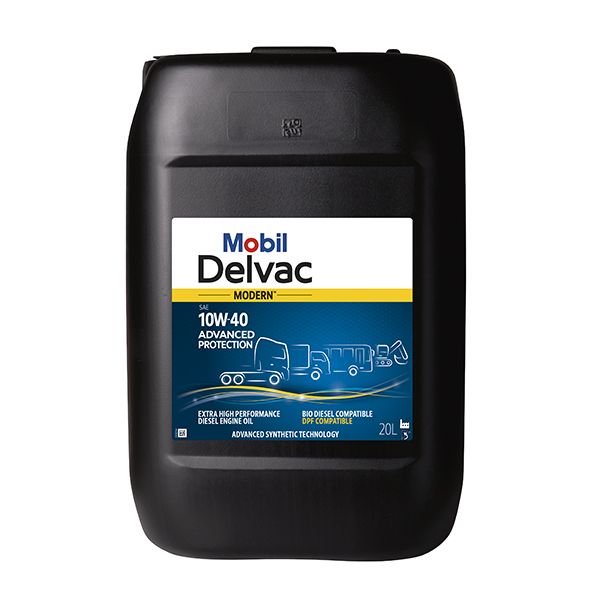 mobil delvac modern 10w-40 advanced protection 20л масло моторное