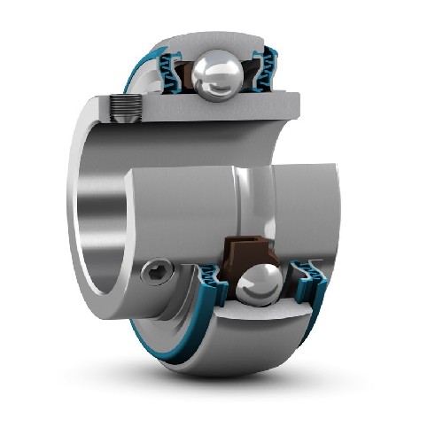 корпусный подшипник с установочными винтами с фиксирующим и широким внутренним кольцом yar 207-2lpw/zm