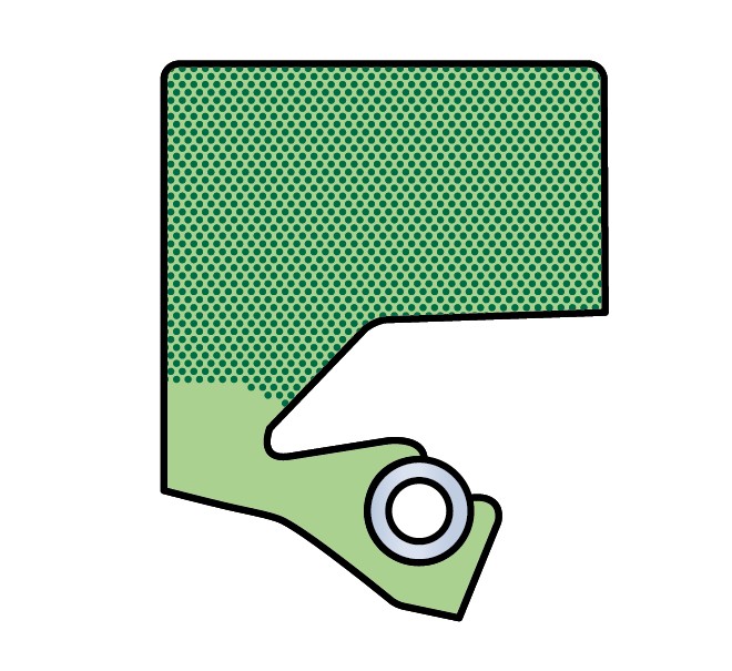 Манжетное уплотнение вала для тяжёлой промышленности