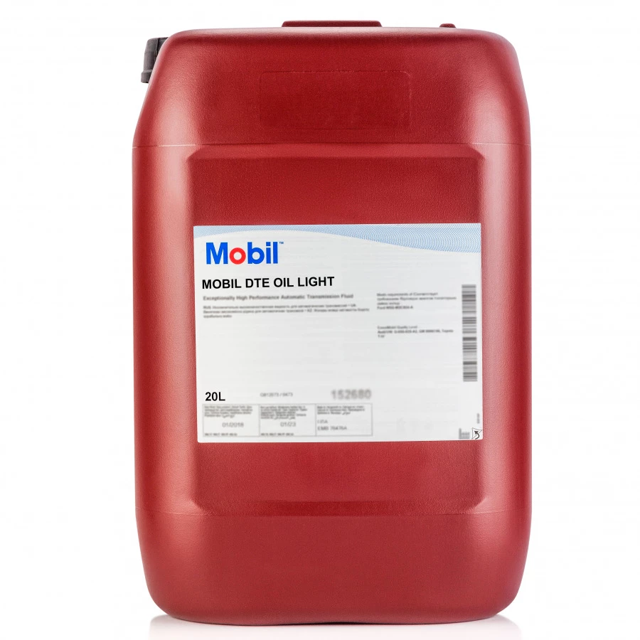 mobil dte oil light 20л масло циркуляционное
