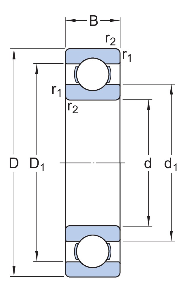 Радиальный шарикоподшипник