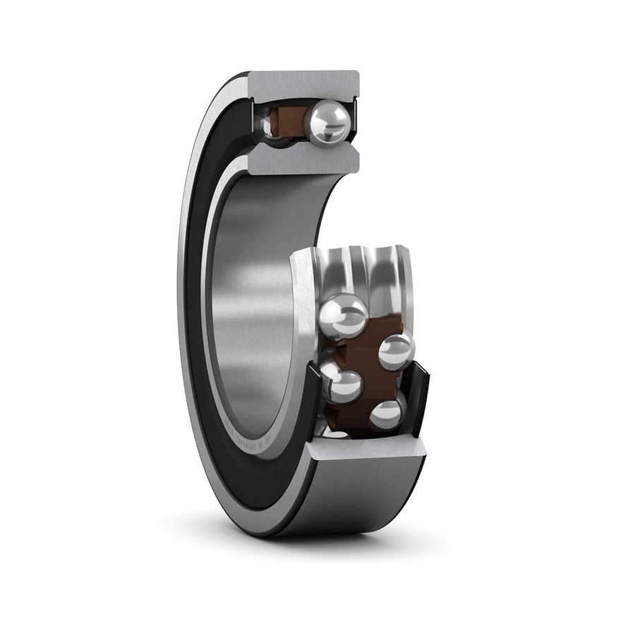 Самоустанавливающийся шарикоподшипник с уплотнениями с обеих сторон