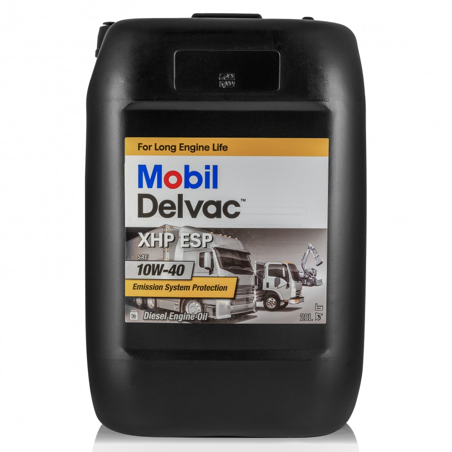 mobil delvac xhp esp 10w-40 20л масло моторное