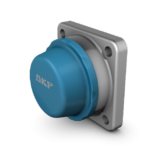 шарикоподшипниковый узел с квадратным фланцем с узким внутренним кольцом и фиксацией с помощью установочных винтов, нержавеющая сталь f4bess 40m-cpss-dfh