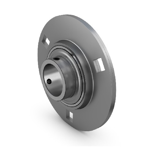 фланцевый шарикоподшипниковый узел со штампованным стальным корпусом pf 20 tf