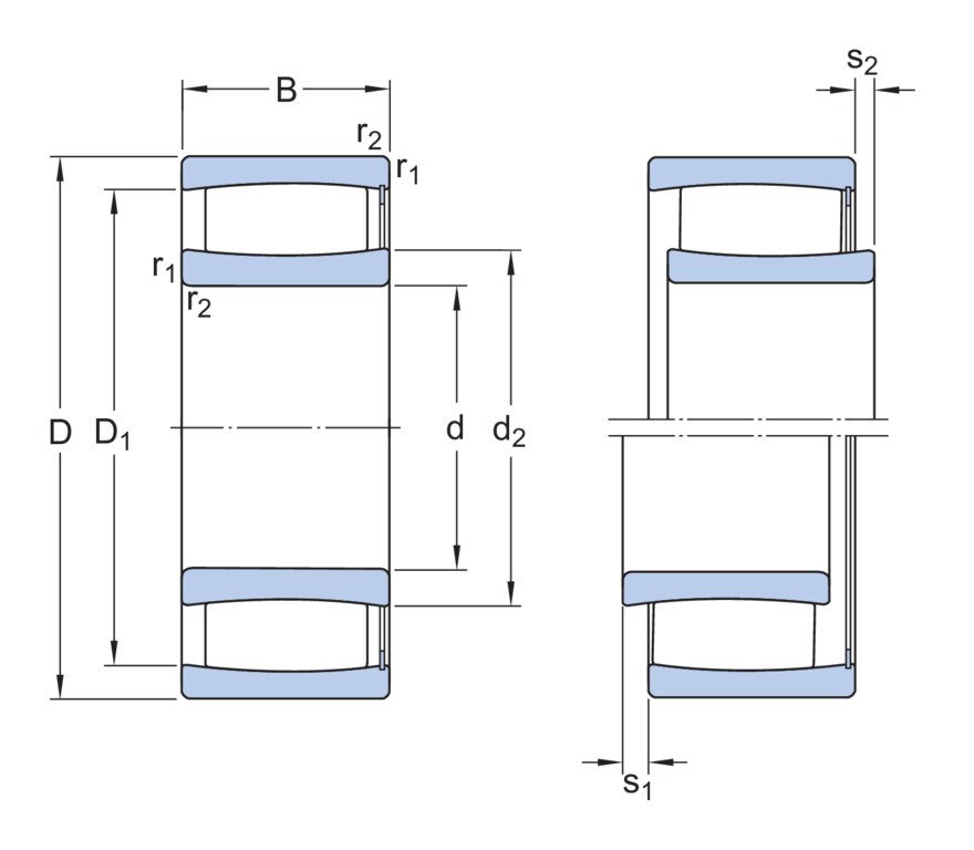 Бессепараторный тороидальный роликоподшипник CARB