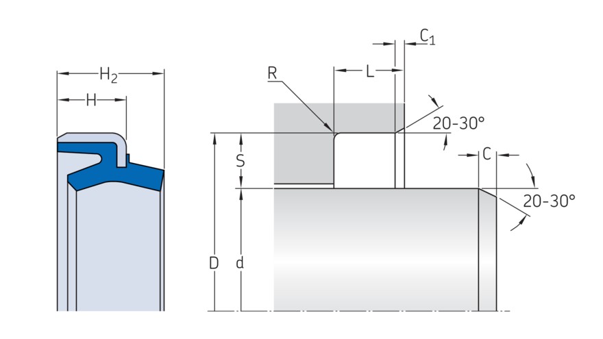 Грязесъёмное уплотнение