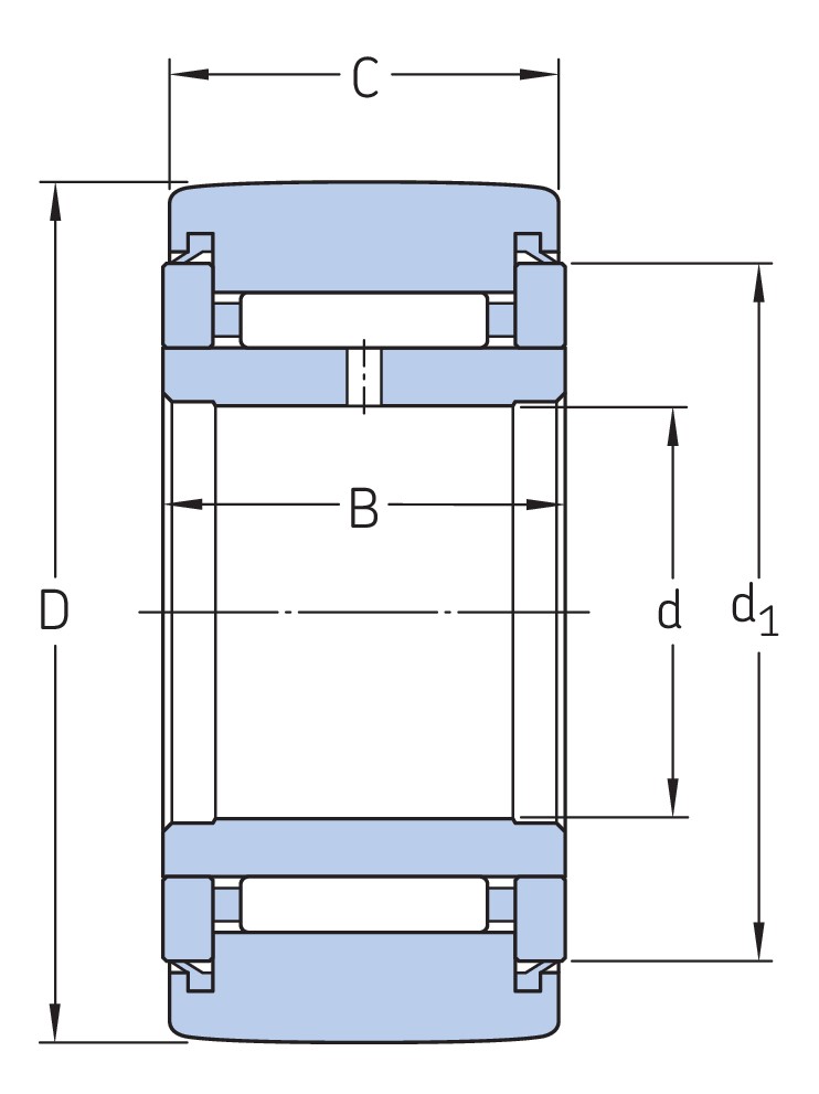 Опорные ролики на основе роликоподшипников с фланцевыми кольцами, встроенным уплотнением и элементами для повторного смазывания