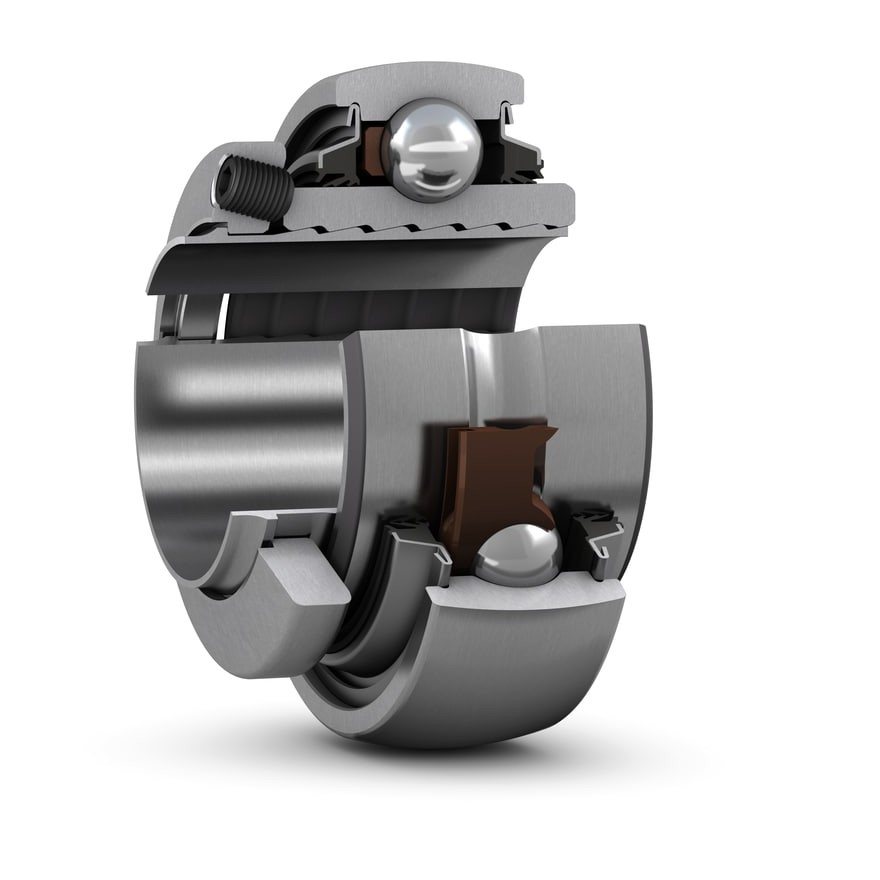 Корпусный подшипник с фиксацией методом SKF ConCentra