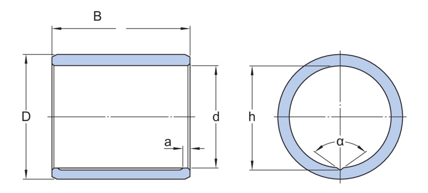 Гладкая бронзовая втулка