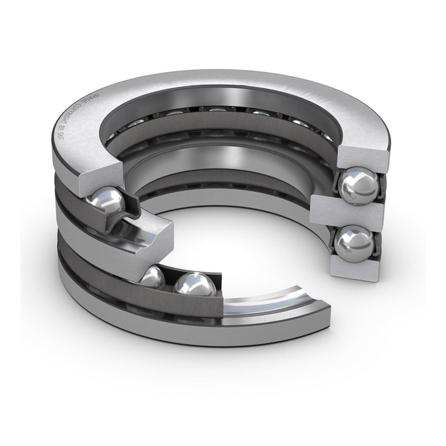 Двойной упорный шарикоподшипник