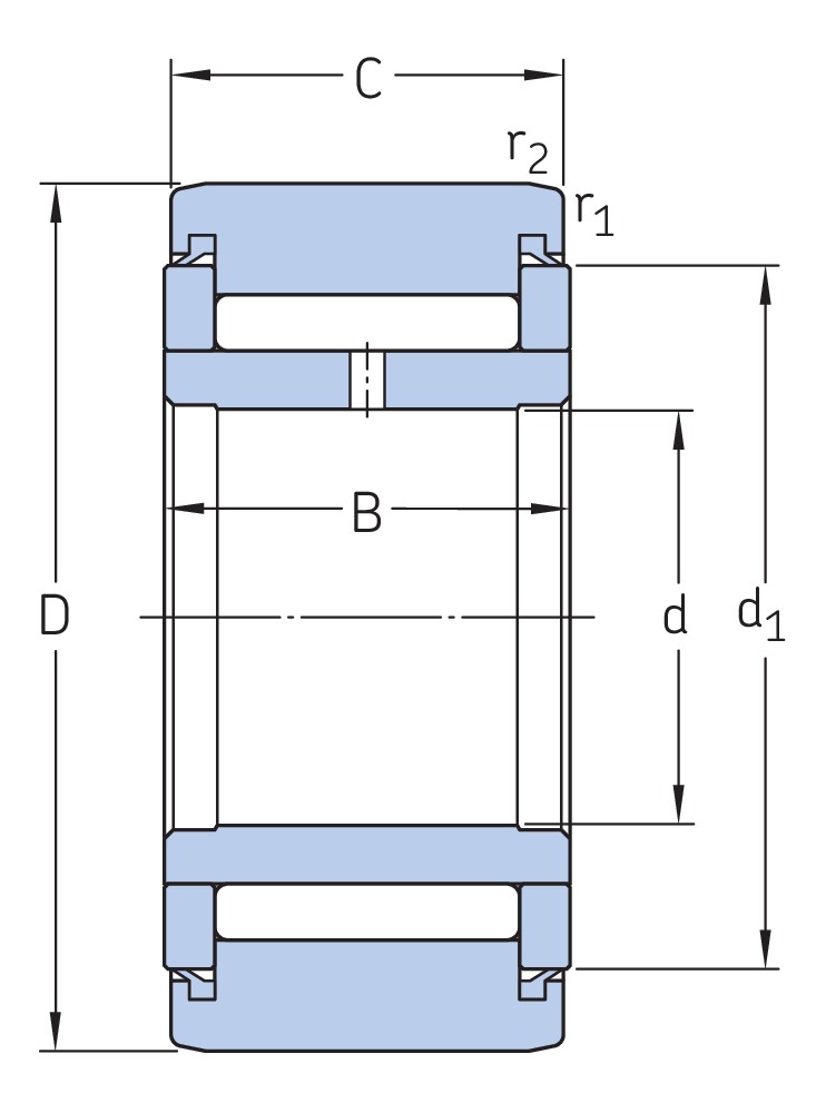 Опорные ролики на основе роликоподшипников с фланцевыми кольцами, встроенным уплотнением и элементами для повторного смазывания