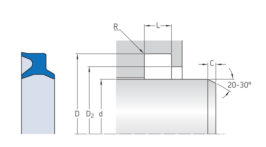 Грязесъёмное уплотнение