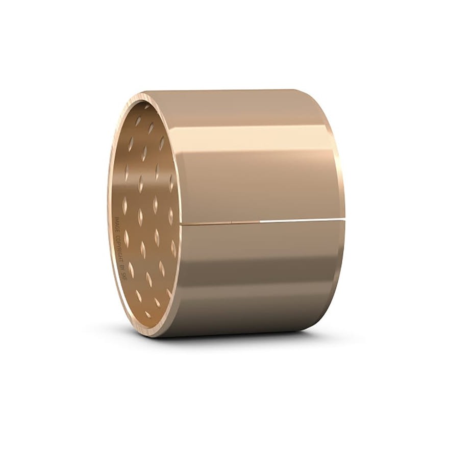 Гладкая втулка, сформированная из полосы бронзы