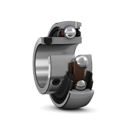 корпусный подшипник с установочными винтами с фиксирующим и узким внутренним кольцом yat 209