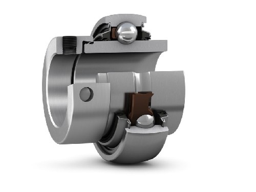 корпусный подшипник с эксцентриковым стопорным кольцом и широким внутренним кольцом yel 210-2dw/ag