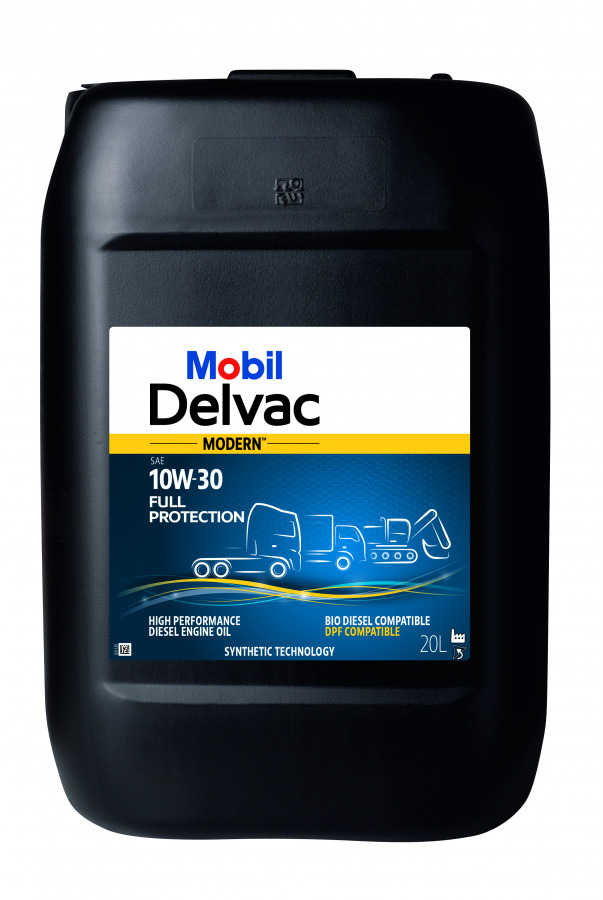 mobil delvac modern 10w-30 full protection 20л масло моторное