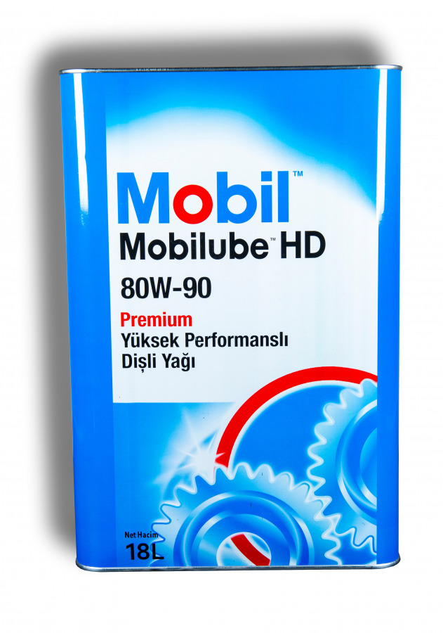mobilube hd 80w-90 18л масло трансмиссионное