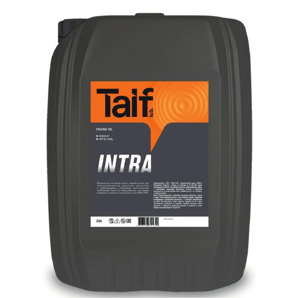 taif intra 10w-30 20л масло моторное