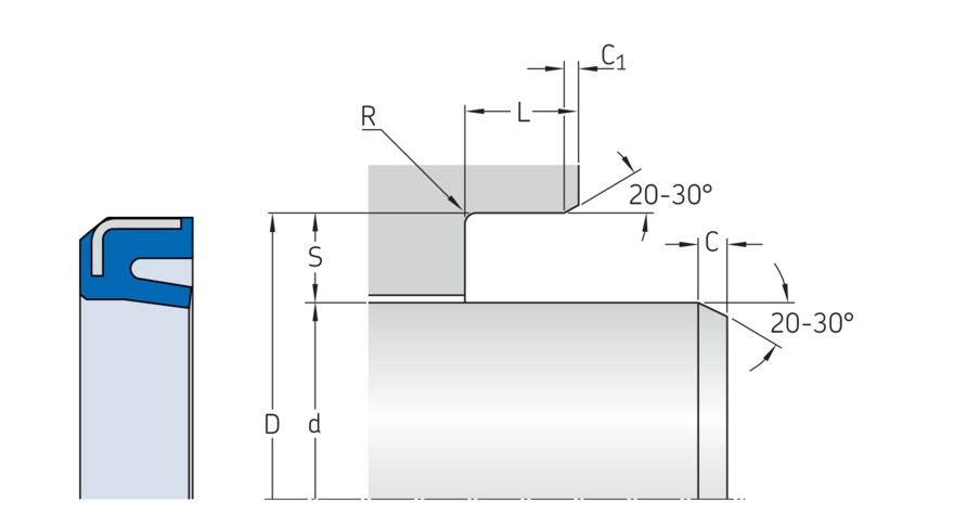 Грязесъёмное уплотнение
