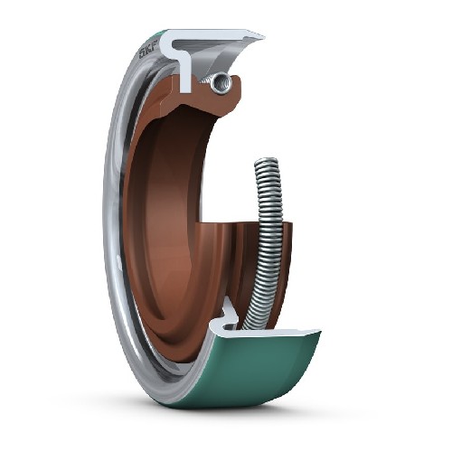 манжетное уплотнение с металлическим корпусом, кромкой skf wave и вспомогательной контактной кромкой, для жидкой или пластичной смазки, дюймовые размеры 12339