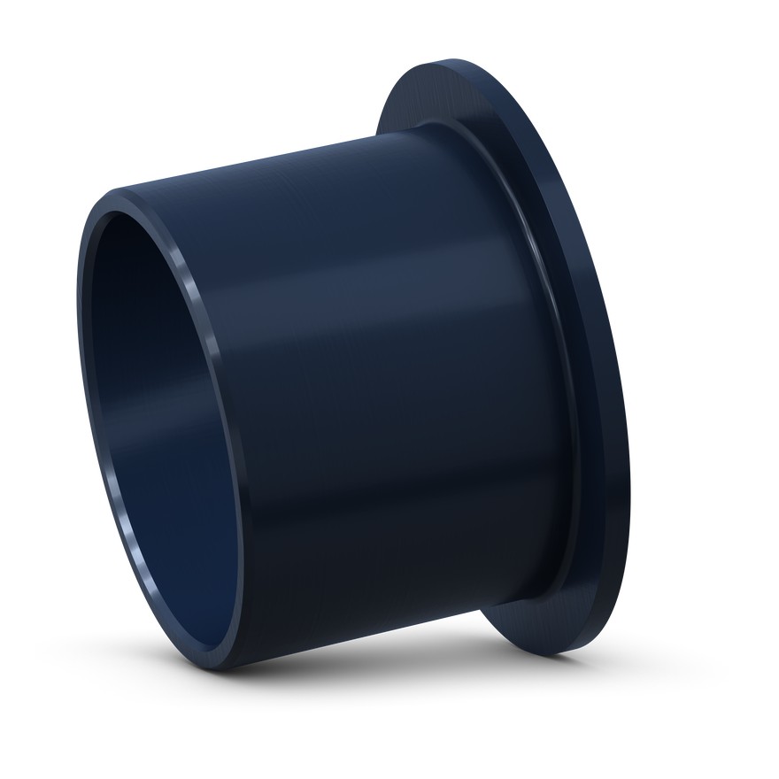 Втулка с буртиком из полиамида с PTFE