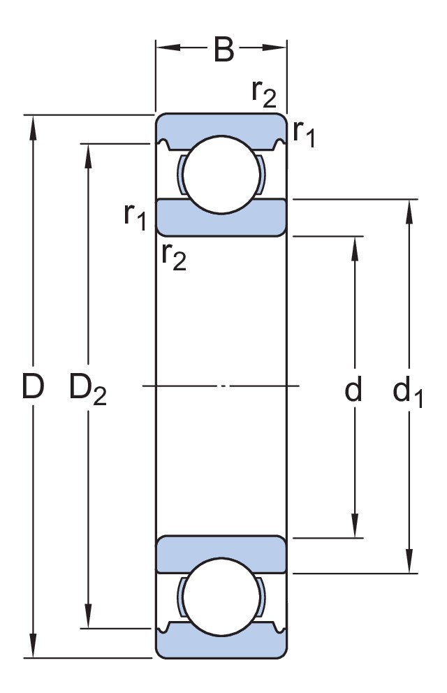 Радиальный шарикоподшипник