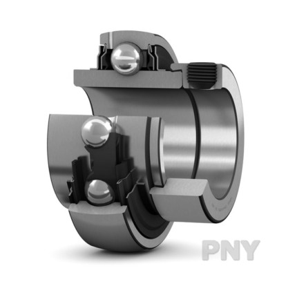 корпусный подшипник с эксцентриковым стопорным кольцом и широким внутренним кольцом pny yel 206-2f