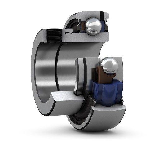 корпусный подшипник с эксцентриковым стопорным кольцом и узким внутренним кольцом, тип peer yet 205/w64