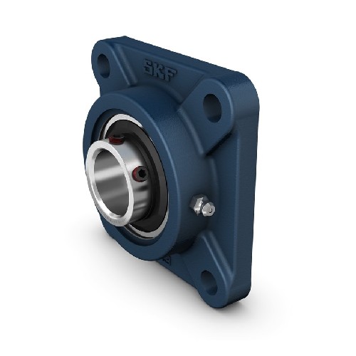 шарикоподшипниковый узел с квадратным фланцем, фиксация с помощью установочных винтов, чугун, стандарты jis ucfx08