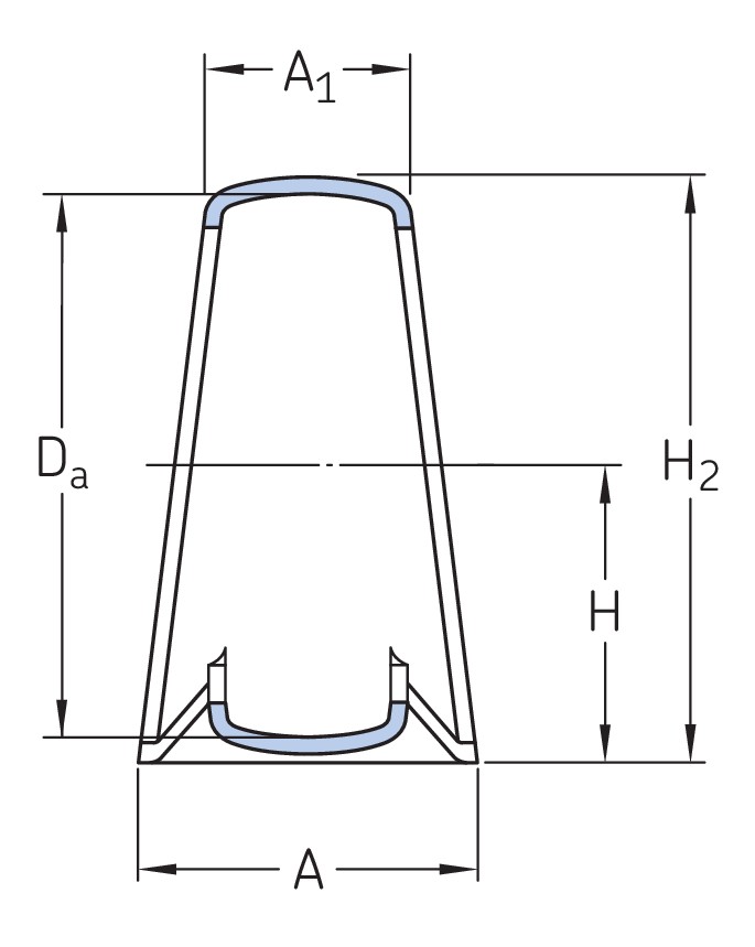 Стационарный шарикоподшипниковый узел со штампованным стальным корпусом