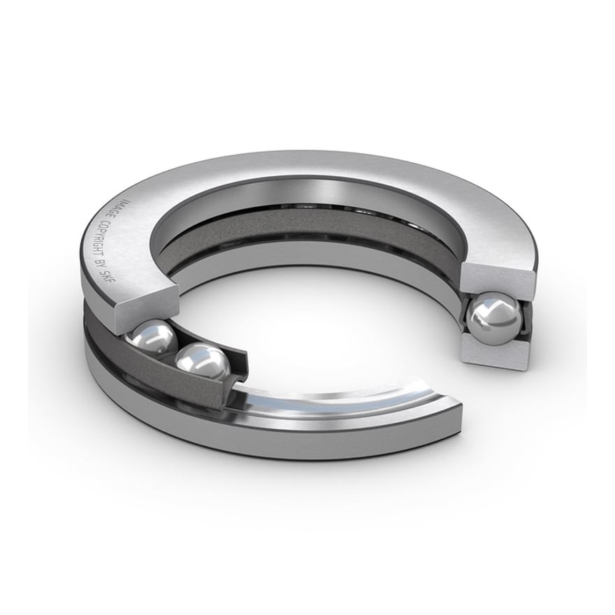 Одинарный упорный шарикоподшипник