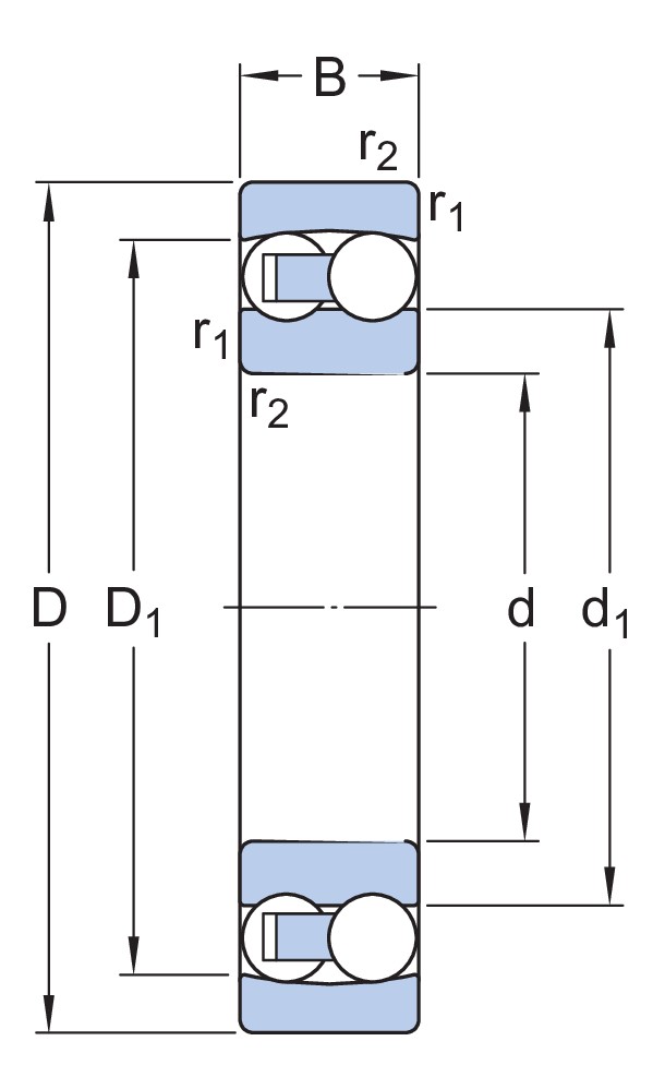 Самоустанавливающийся шарикоподшипник