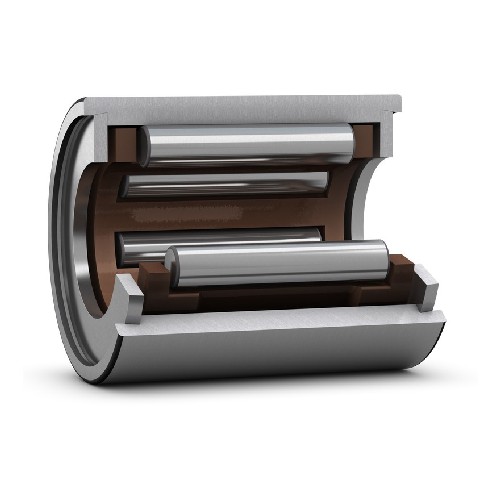 однорядный игольчатый роликоподшипник с механически обработанными кольцами, с бортами, без внутреннего кольца nk 9/12 tn