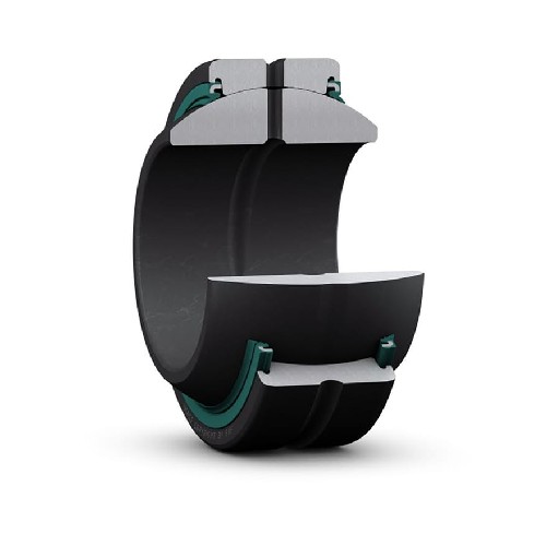 радиальный сферический подшипник скольжения, требует техобслуживания, с уплотнениями, метрические размеры geh 60 es-2ls