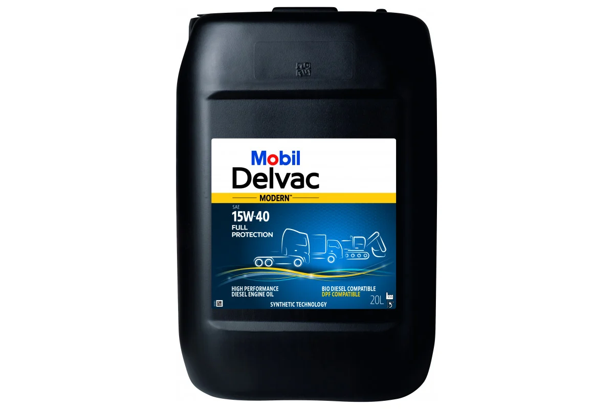 mobil delvac modern 15w-40 full protection 20л масло моторное