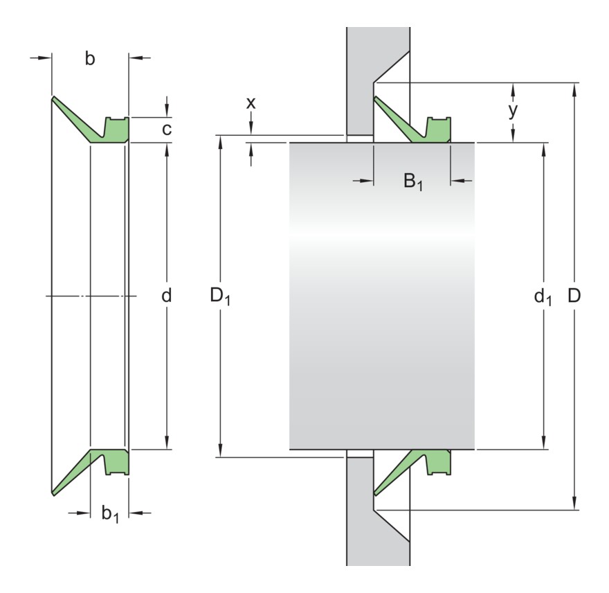 V-образное уплотнение