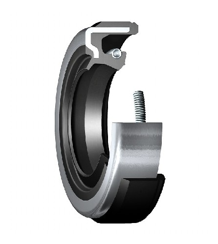 манжетное уплотнение с металлическим корпусом, двойной кромкой skf wave и вспомогательной контактной кромкой, для жидкой или пластичной смазки, дюймовые размеры 14384