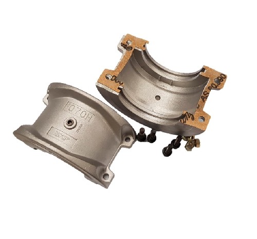 крышка с горизонтальным разъёмом муфты с металлическим пружинным элементом phe 1070tghcover